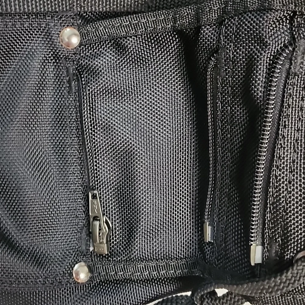 T-Bags Custom Black Convertible Travel Bag Set